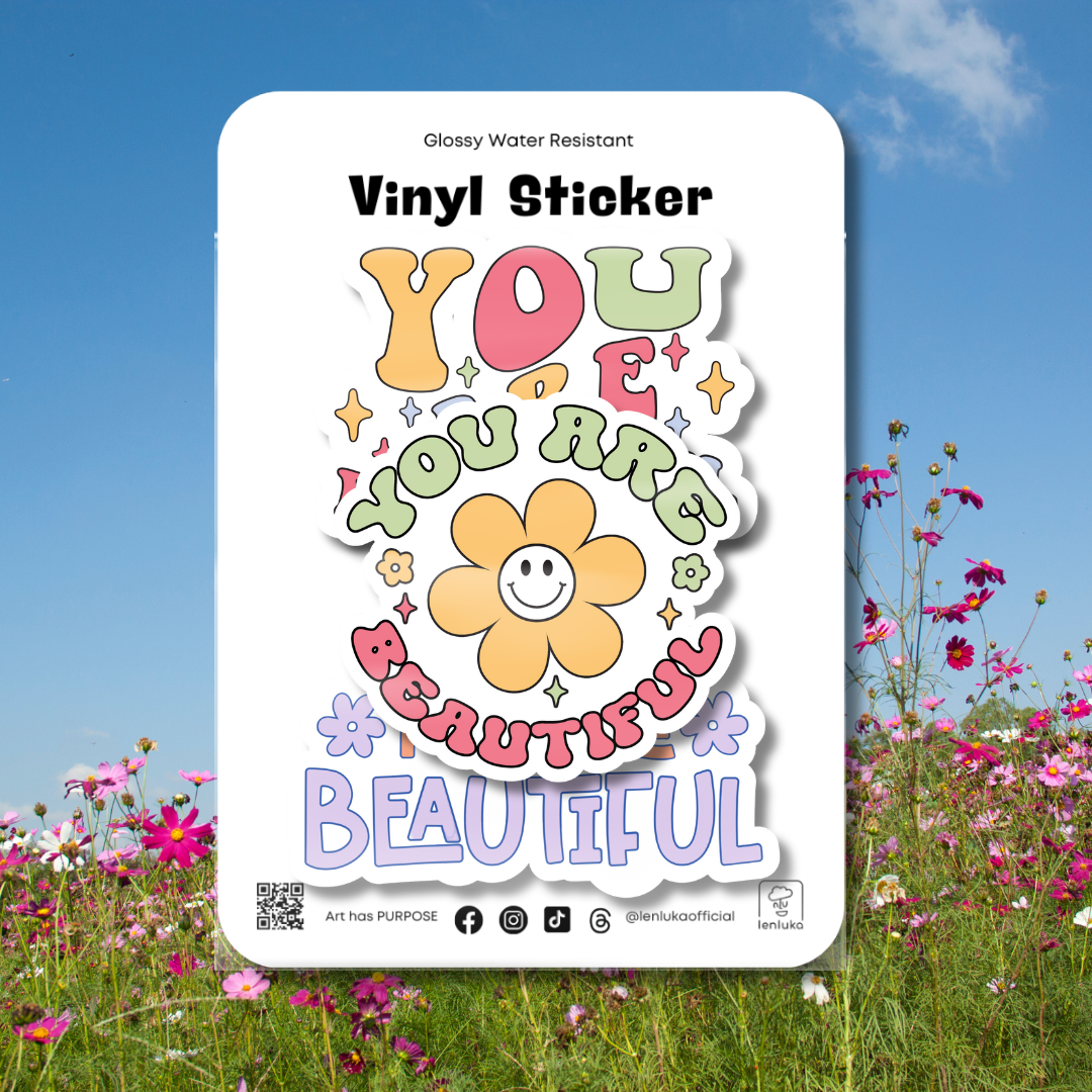 You Are Beautiful – 3 Sticker Set